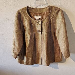 MICHAEL Michael Kors Gold Blazer